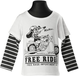 Koszulka dziecięca z długim rękawem free rider
