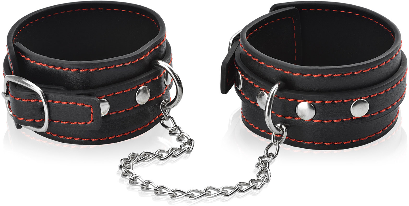 leder handschellen armbänder sex bondage sm bdsm mit kette ebay