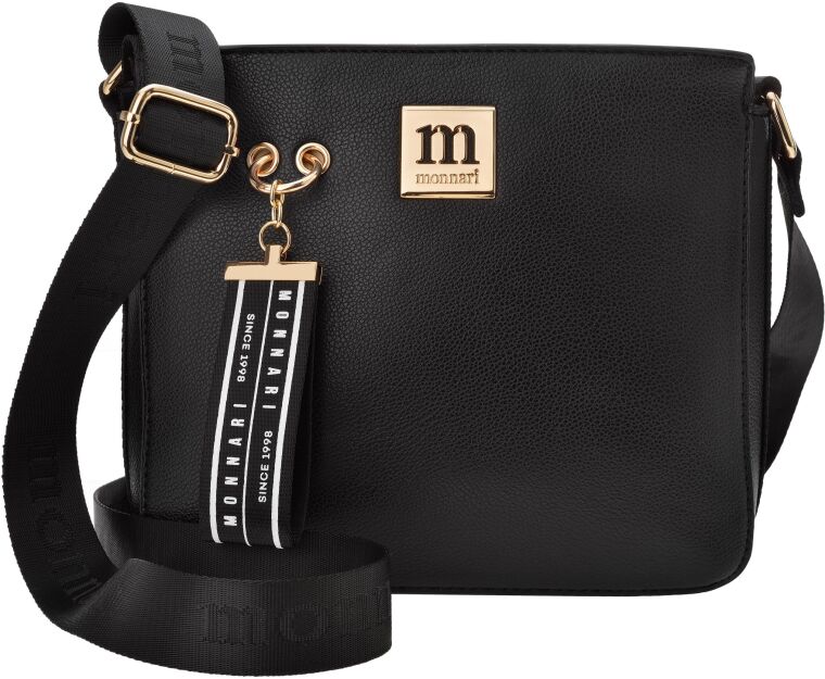 Monnari torebka listonoszka elegancka mała torba na ramię - czarna