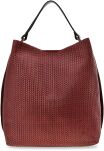 Włoska zamszowa torebka worek duża luźna torba shopper skóra naturalna - 3
