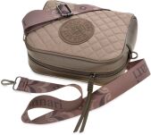 Monnari torebka damska pikowana crossbody na ramię z regulowanym paskiem - taupe - 3
