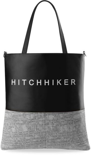 Trendy młodzieżowa damska pojemna shopper bag - szara