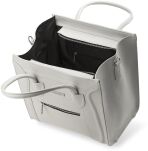 Torba damska bag trapez pojemna klasyczna torebka shopper - różowa - 3