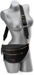 Saszetka damska Peterson na ramię elegancka nerka z kieszeniami torebka crossbody - czarna - 2
