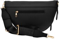 Saszetka damska Peterson na ramię elegancka nerka z kieszeniami torebka crossbody - czarna - 3