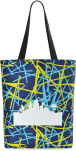 Młodzieżowy zestaw szkolny plecak + torba shopper + piórnik - granatowy - 5