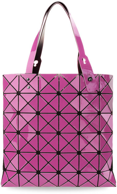 Torebka damska shopper bag geometryczne wzory 3d must have - ciemny róż