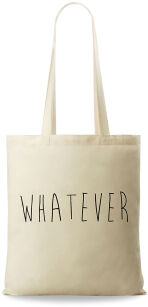Torba shopperbag eko torba bawełniana z nadrukiem na zakupy- whatever