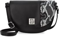 Torebka damska Monnari półokrągła listonoszka crossbody - czarna - 2
