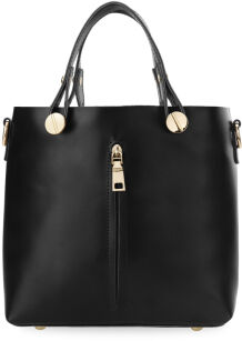Unikatowy zestaw torebek damskich 2w1 stylowy handbag + listonoszka - czarny