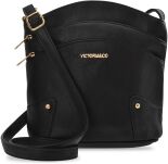 Pojemna miejska listonoszka crossbody torebka damska z kieszonkami - grafitowy - 2