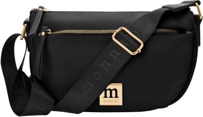 Monnari torba crossbody sportowa torebka listonoszka nerka na co dzień - czarna