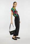 Monnari mała torebka na pasku kompaktowa listonoszka torba crossbody - czarna - 5