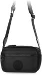 Monnari torebka damska crossbody na regulowanym pasku mała torba sportowa listonoszka - czarna - 4