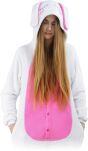Piżama kigurumi jednoczęściowe przebranie kostium z kapturem – królik - 4