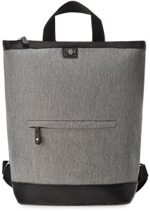Jennifer Jones 2w1 pojemny plecak damski torba na laptopa tablet aktówka torebka plecaczek miejski outdoor turystyczny elegancki sportowy - szary z czarnym
