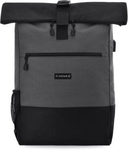 Duży pakowny plecak podróżny miejski damski męski na laptopa usb powerbank turystyczny sportowy pojemny bagaż duży z klapą antykradzieżowy- czarny